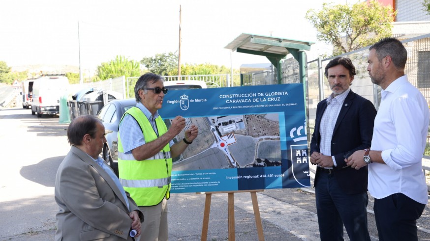 Caravaca de la cruz contará con una nueva glorieta que mejorara la seguridad vial y el acceso al IES Oróspeda