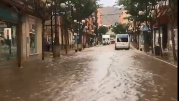 Lluvia caída este viernes en Mazarrón