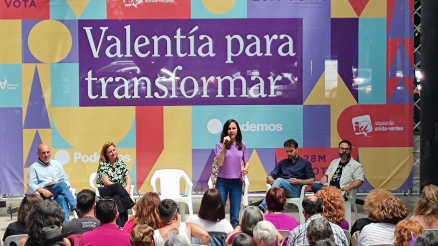 Belarra: "Sólo con María Marín en el Gobierno se garantizará la ley de vivienda y que baje el alquiler en la Región"