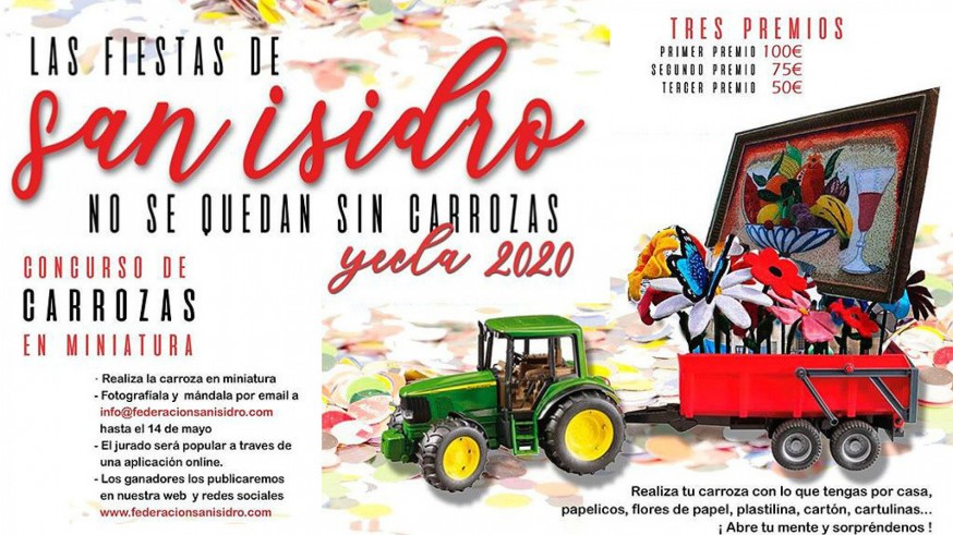 Cartel de las Fiestas de San Isidro 2020 de Yecla