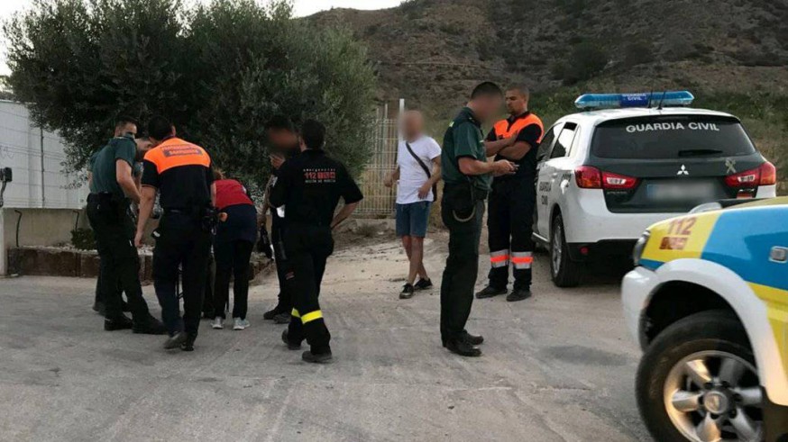 Efectivos de emergencias que han participado en la búsqueda