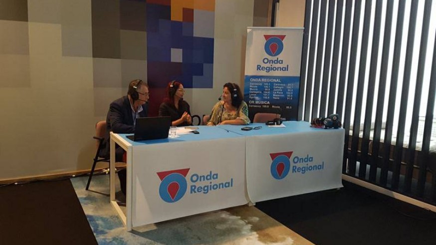 Loli Moroño, durante la entrevista