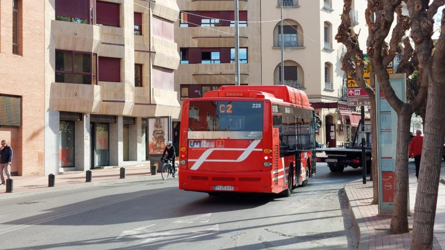 Las pedanías de Murcia contarán con servicio nocturno de autobús gratis los fines de semana de Navidad