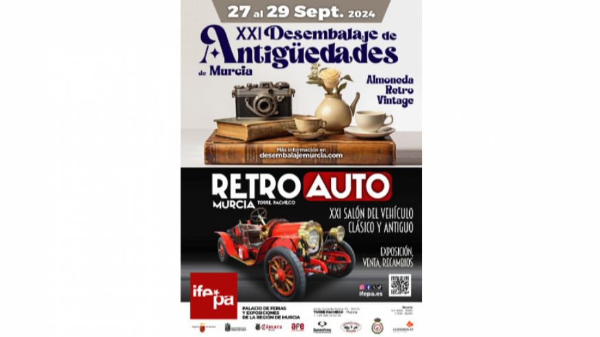 Casi 100 expositores participan en la Feria de Antigüedades de IFEPA