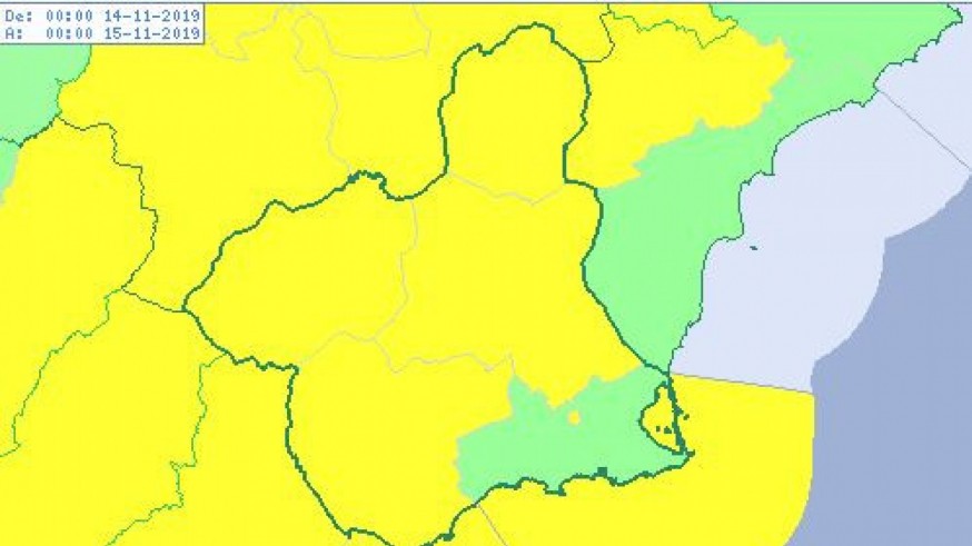El temporal de viento se amplía mañana a casi toda la Región