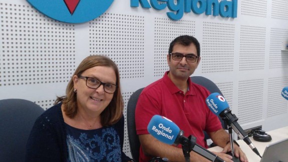 Teresa Allepuz y Miguel Ángel Pérez en Onda Regional
