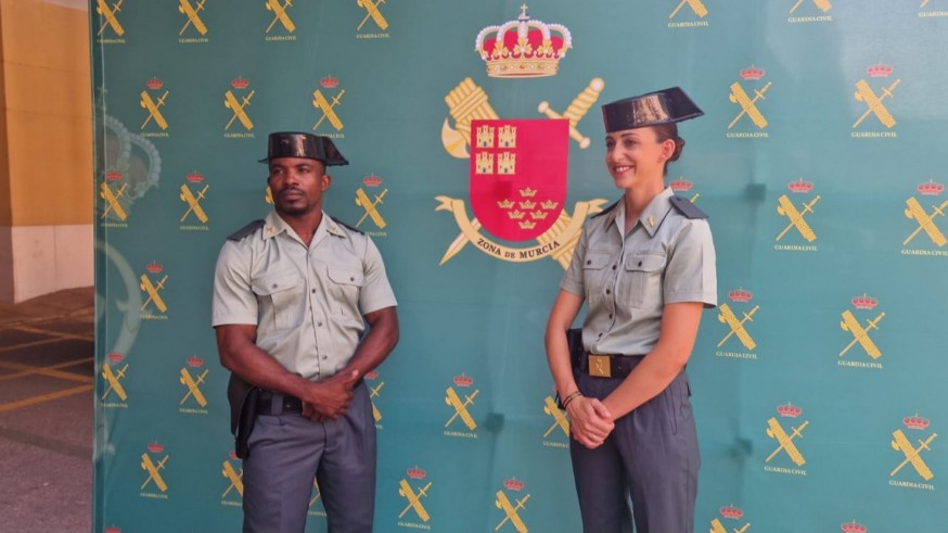 165 guardias civiles harán prácticas en la Región