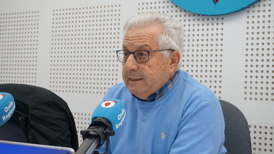 José López durante la entrevista