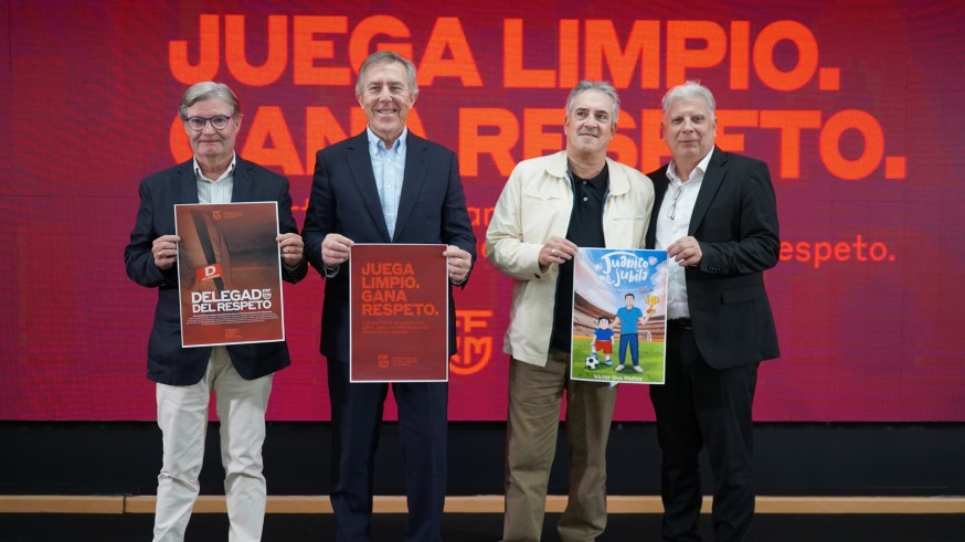 Los padres y las madres, protagonistas de la campaña contra la violencia de la Federación de Fútbol de la Región de Murcia