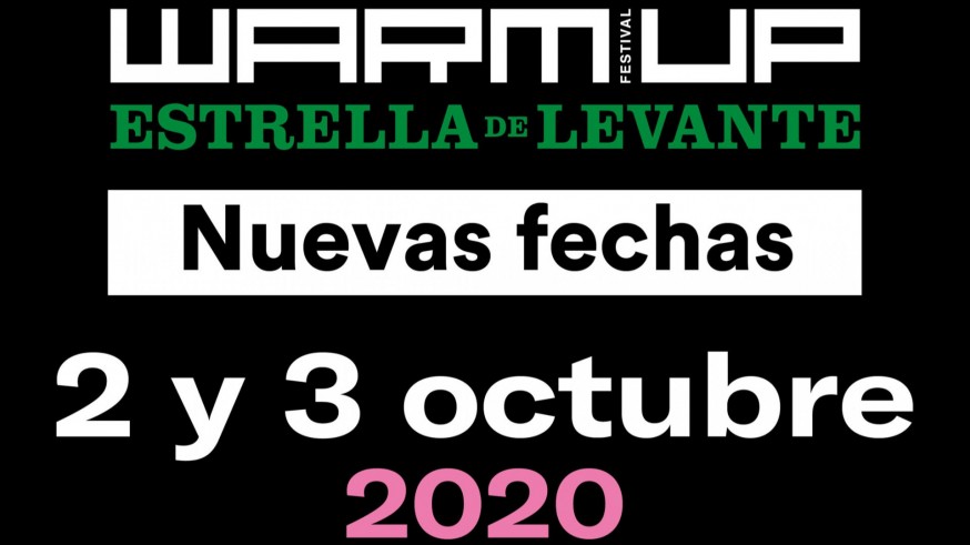 El 'WARM UP' 2020 se celebrará los días 1, 2 y 3 de octubre