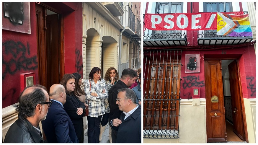 El PSOE de Cieza exige rechazo institucional por la vandalización de su sede