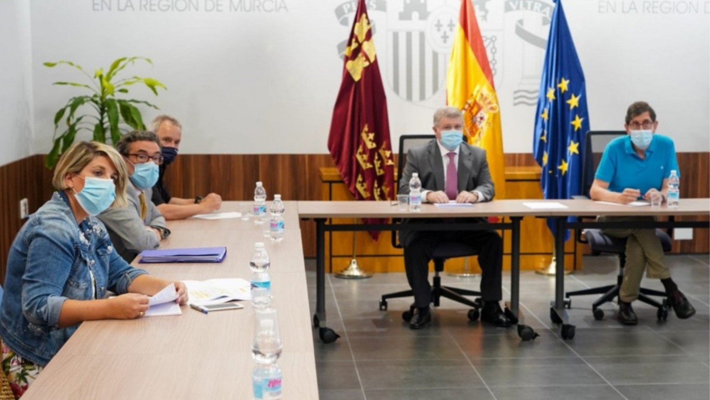 Reunión en la Delegación del Gobierno