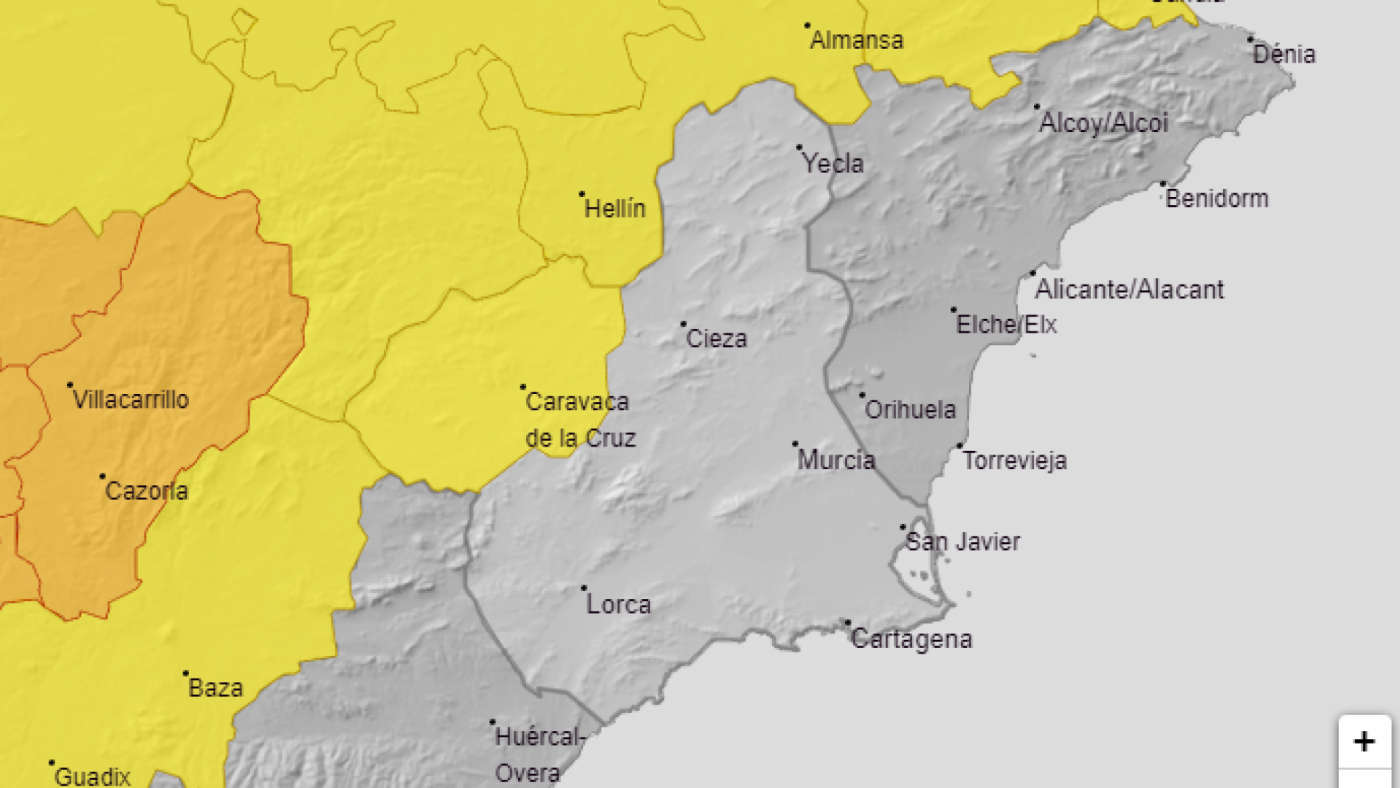 Activado un aviso amarillo por tormentas este lunes por la tarde en el Noroeste