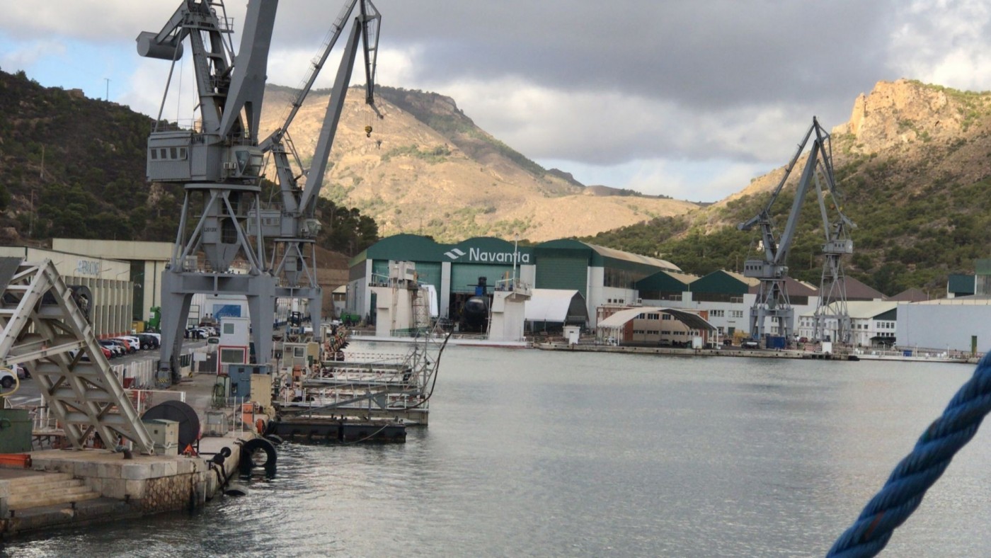 Navantia prueba con éxito en Cartagena el sistema de propulsión del submarino S-83 Cosme García