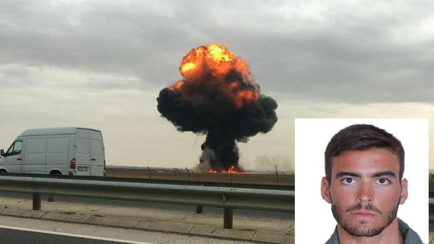 El piloto murciano Fernando Pérez ha fallecido en el accidente del F18 en Torrejón 