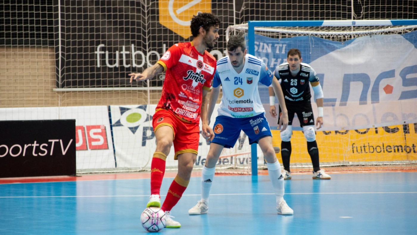 El Jimbee empata ante Zaragoza y mantiene la segunda plaza (4-4)