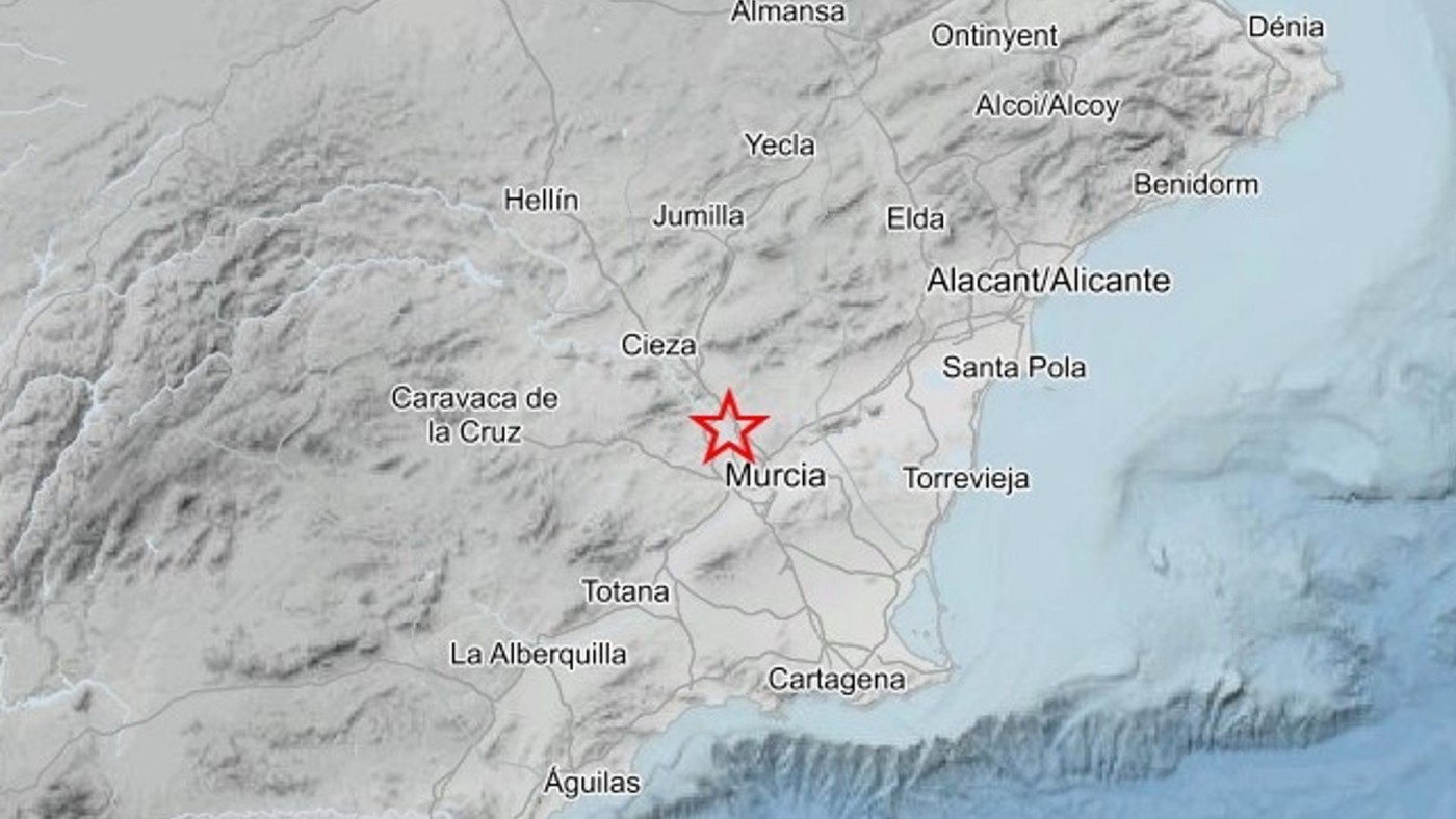 Dos terremotos de 2,7 y 1,7 sacuden Lorquí