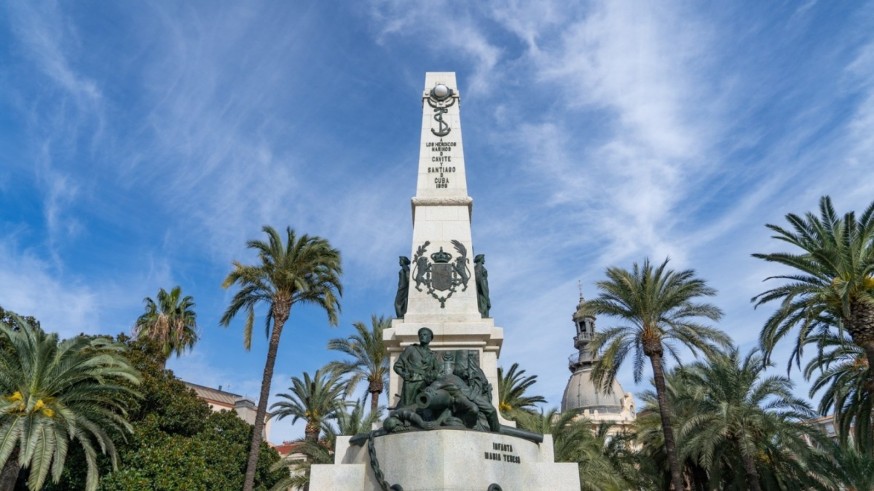 Cartagena conmemora el centenario del monumento a los Héroes de Cuba y Cavite 