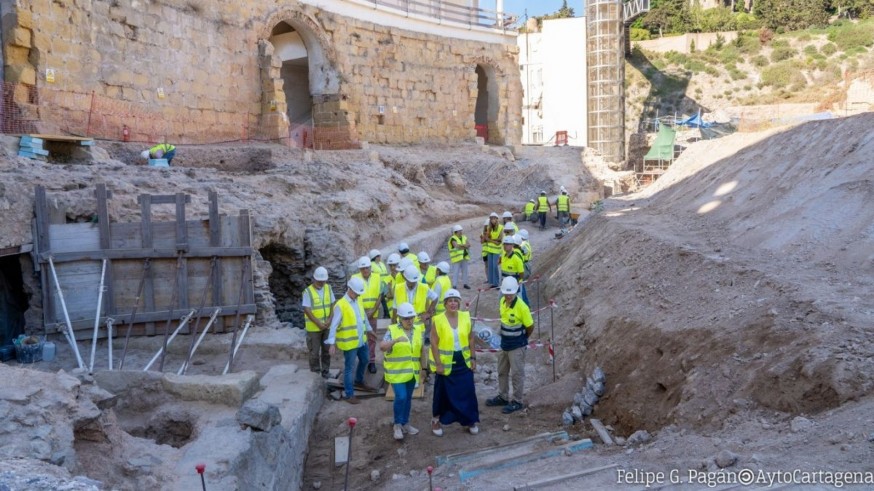 El 25% del Anfiteatro Romano de Cartagena se podrá visitar a partir del próximo verano