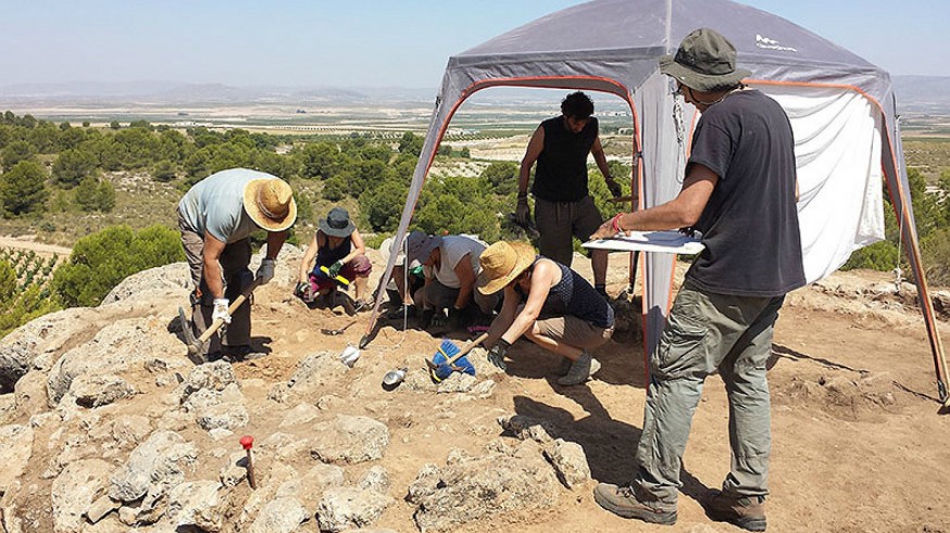 Imagen de la primera campaña de excavaciones en Gorgociles del Escabezado