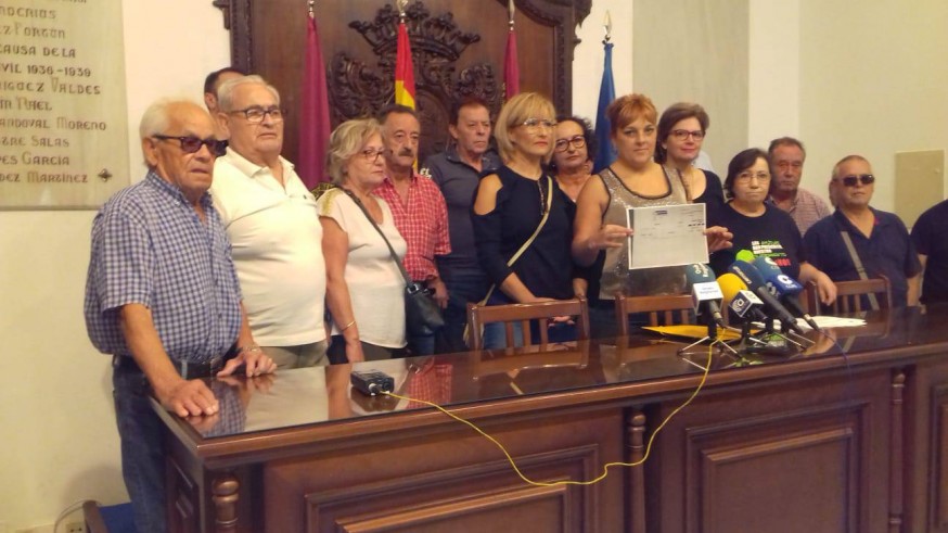 Rueda de prensa ofrecida por los afectados en Lorca
