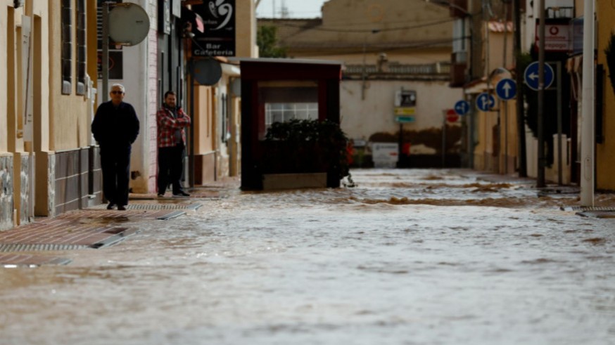 Lluvias en San Pedro el pasado enero
