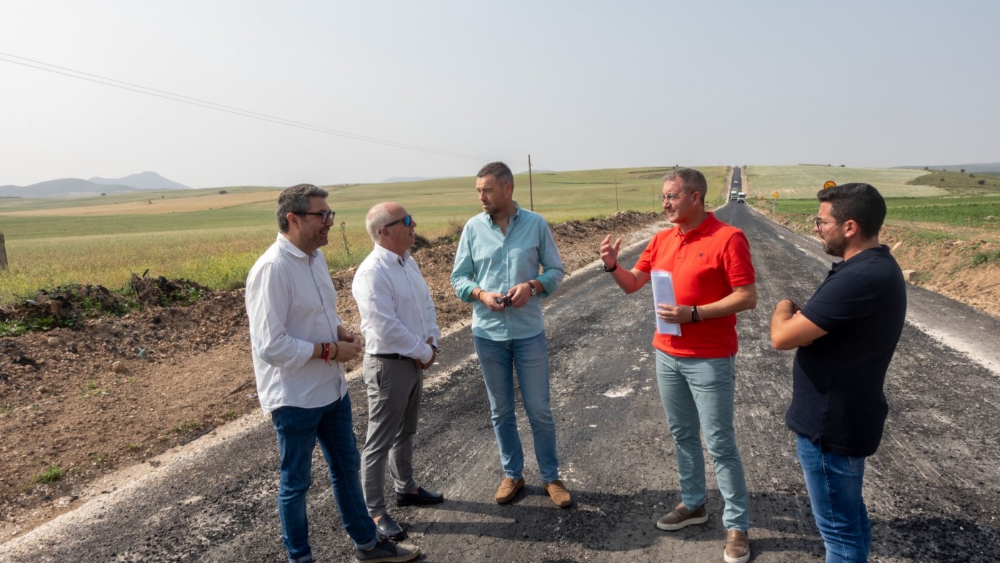 Finalizan las obras de la carretera de El Moralejo en Caravaca