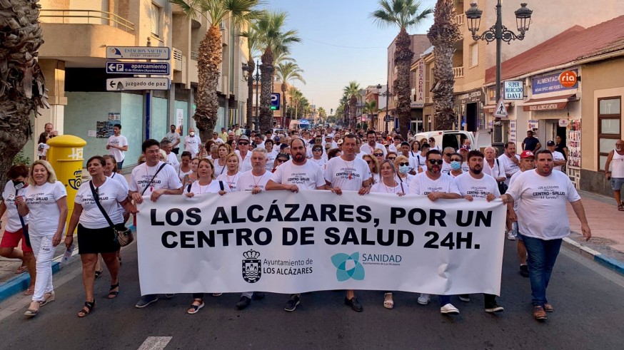 Los vecinos de Los Alcázares vuelven a exigir un centro de salud con servicio de urgencias 24 horas