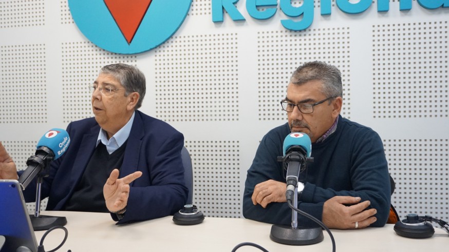 Manuel Hernández y Juan Antonio Ródenas en nuestros estudios