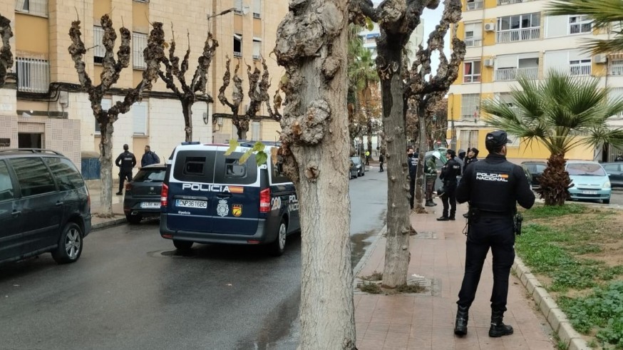 Redada antidroga y contra las plantaciones de marihuana en el polígono de La Paz