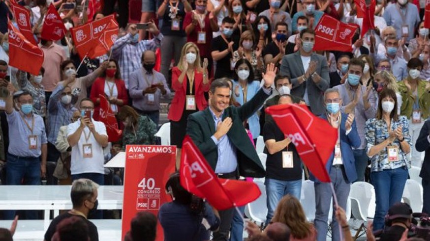 Sánchez clausura el "congreso de la fraternidad". Foto: PSOE