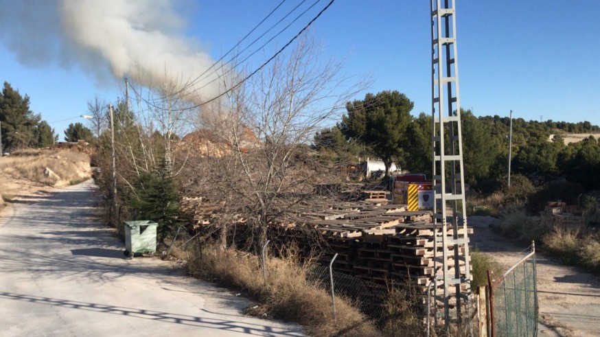 Imagen del incendio
