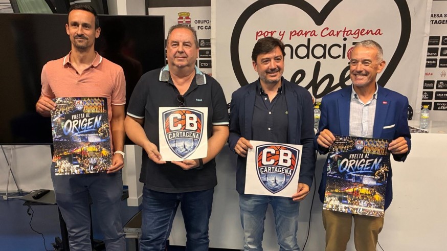 El CB Cartagena de desvincula del fútbol y recupera sus colores originales