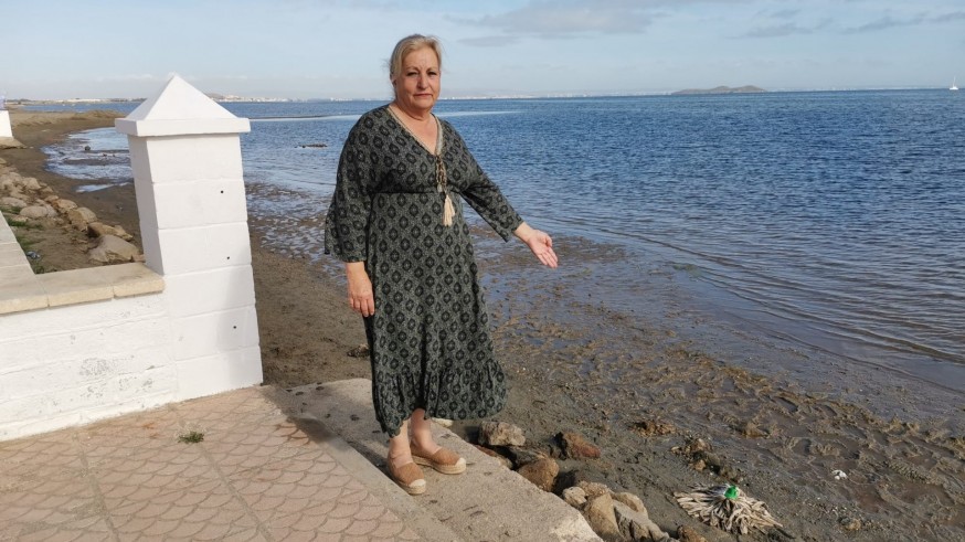 Denuncian el mal estado de la playa de Los Nietos a escasos días de Semana Santa