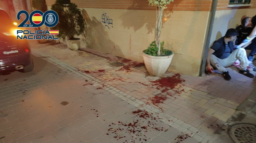 Detenido en Alcantarilla tras herir gravemente a un hombre con una botella rota en una pelea en un local de apuestas