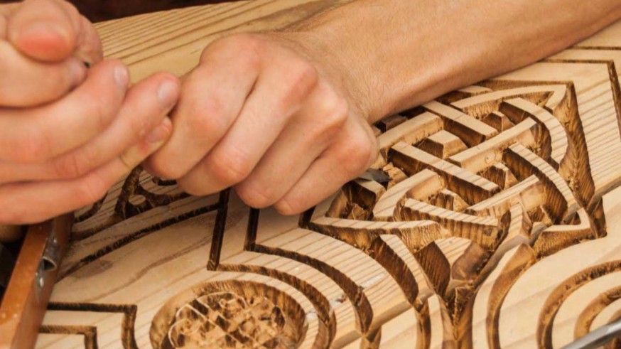 Trabajos de artesanía en madera 