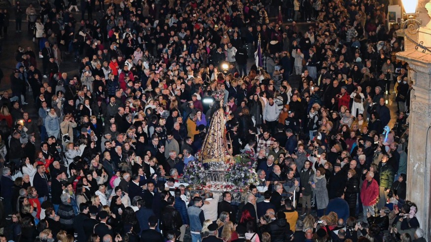 La Virgen de la Fuensanta ya está en la Catedral de Murcia