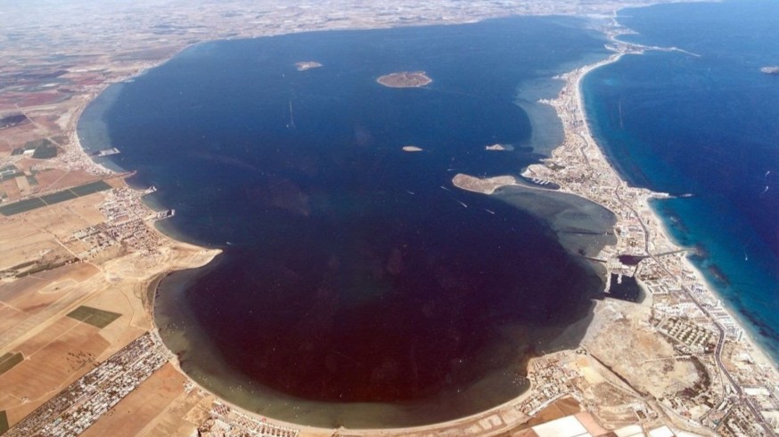 Imagen aérea del Mar Menor