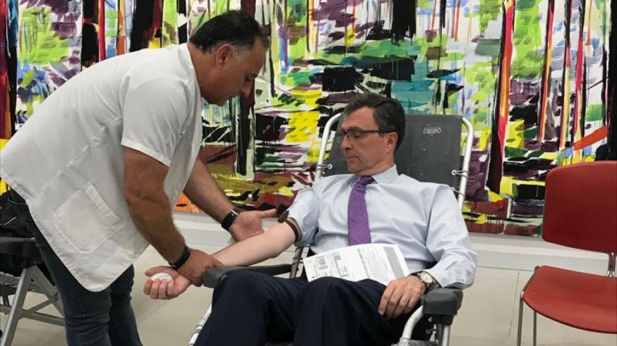 Ballesta, en la cuarta edición del Maratón de Donación organizado por la SER
