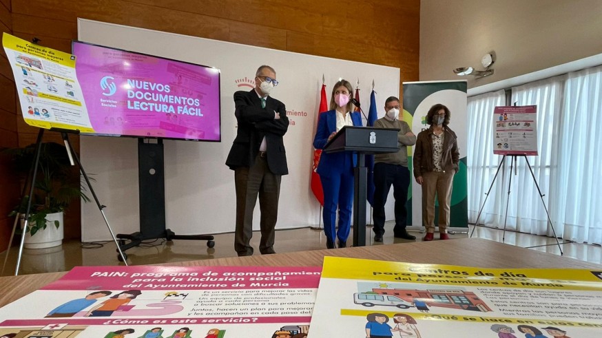 Documentos adaptados a lectura fácil para la concejalía de Servicios sociales de Murcia