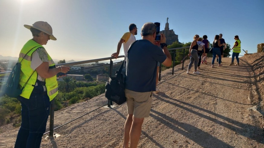 Más de 2.000 personas visitan las obras de restauración del Castillejo de Monteagudo