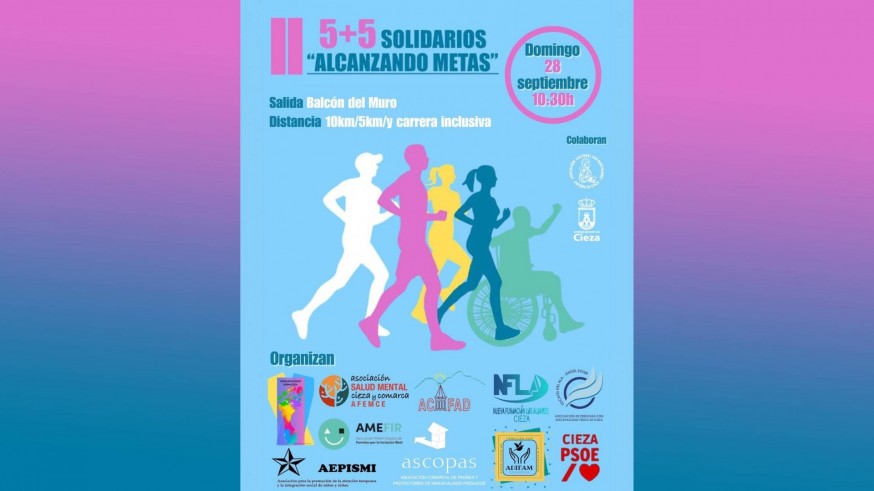 Segunda edición del 5+5 Solidarios Alcanza tu Meta en Cieza
