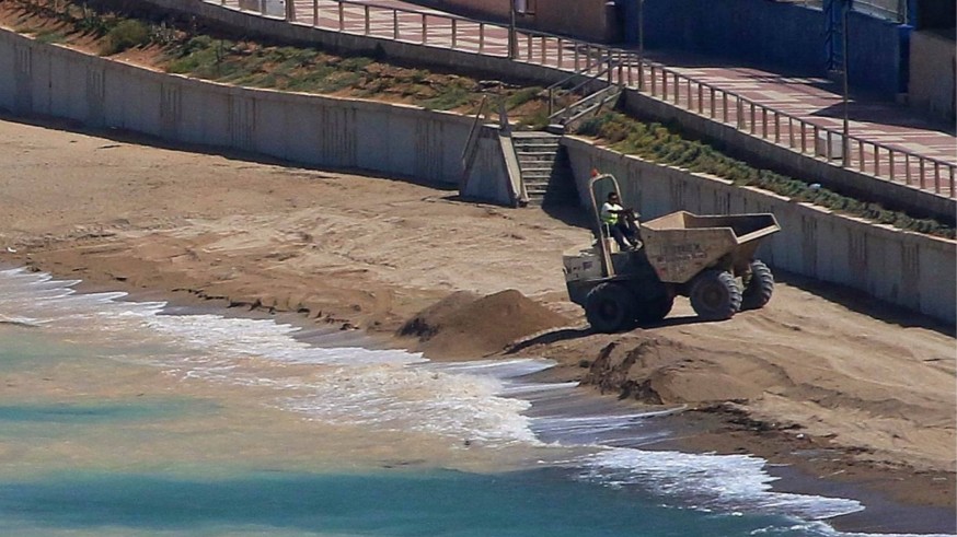 Estas son las zonas con mayor riesgo de pérdida de playas en la Región de Murcia