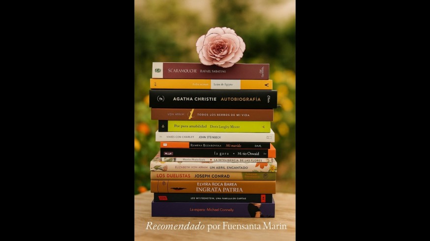 Recomendaciones Literarias con Fuensanta Marín. Fin de curso. Libros para adultos