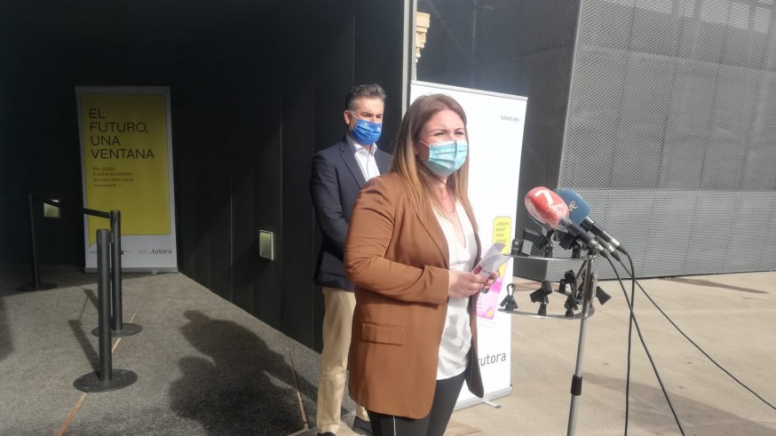 Esperanza Moreno, en un acto en Ceutí