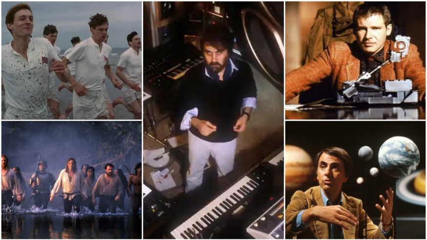 Vangelis y fotogramas de las películas y series de las que hablamos con José Antonio Molina Gómez