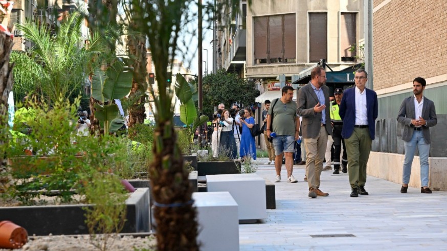 El Corredor Verde del Oeste unirá Murcia Río con el pulmón central de los jardines del Salitre, la Seda y el Rocío