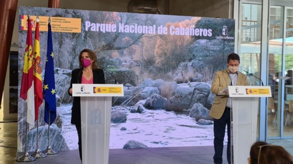 Ribera y García Page en un acto en Ciudad ReaL