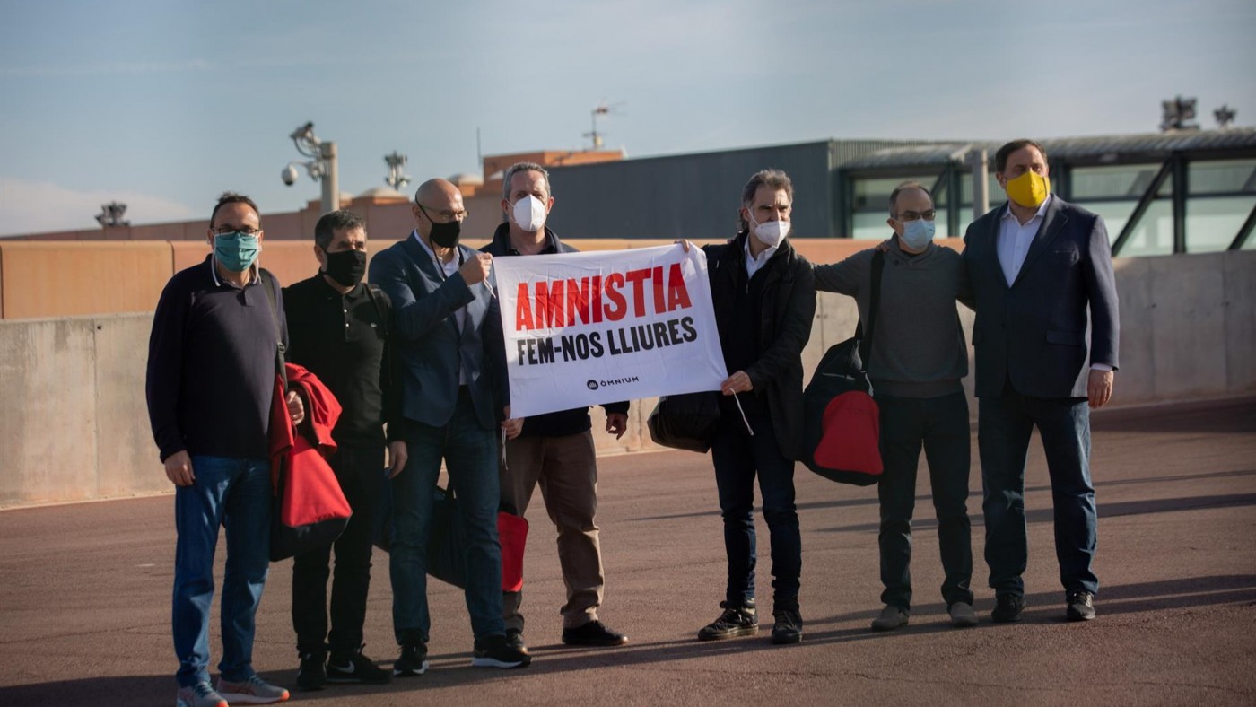 Los condenados por el 1-O, tras salir de prisión