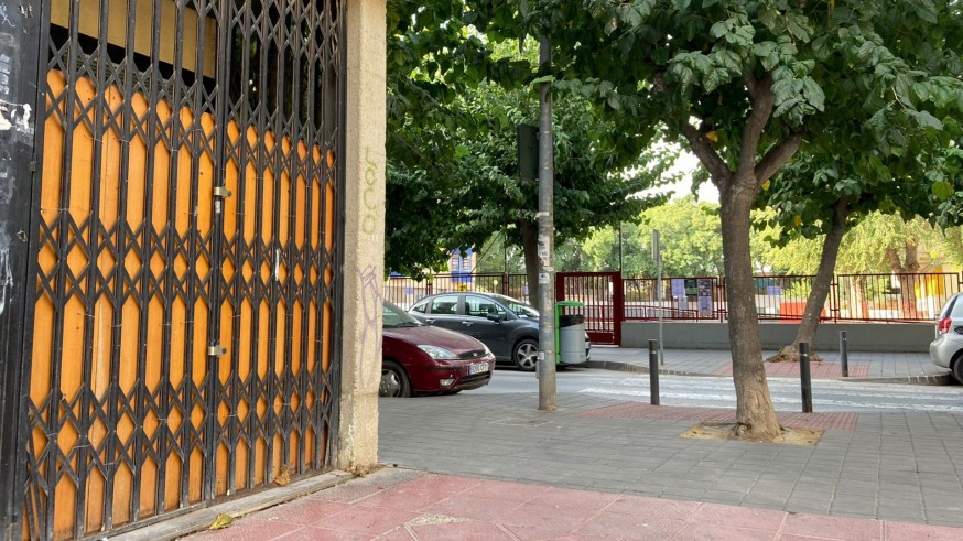 Protesta contra la instalación de un centro para toxicómanos frente a un colegio en Murcia